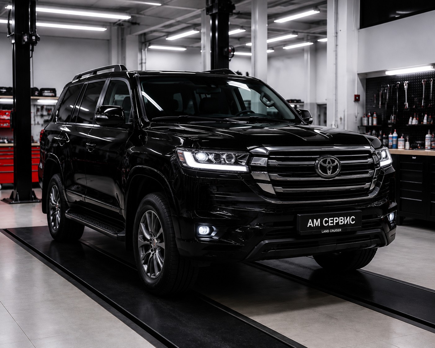 Готовый автомобиль после работ
