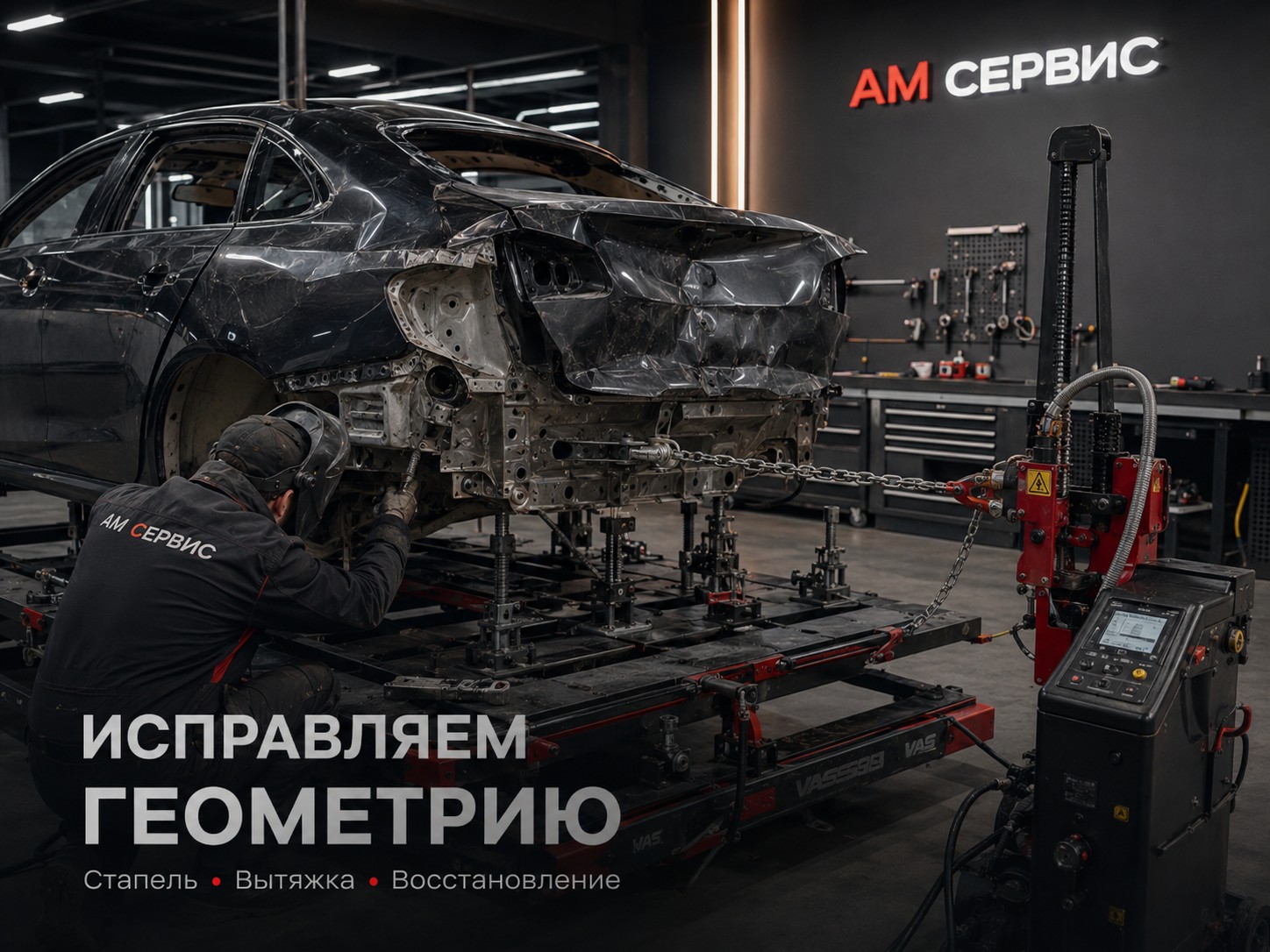 Восстановление геометрии кузова